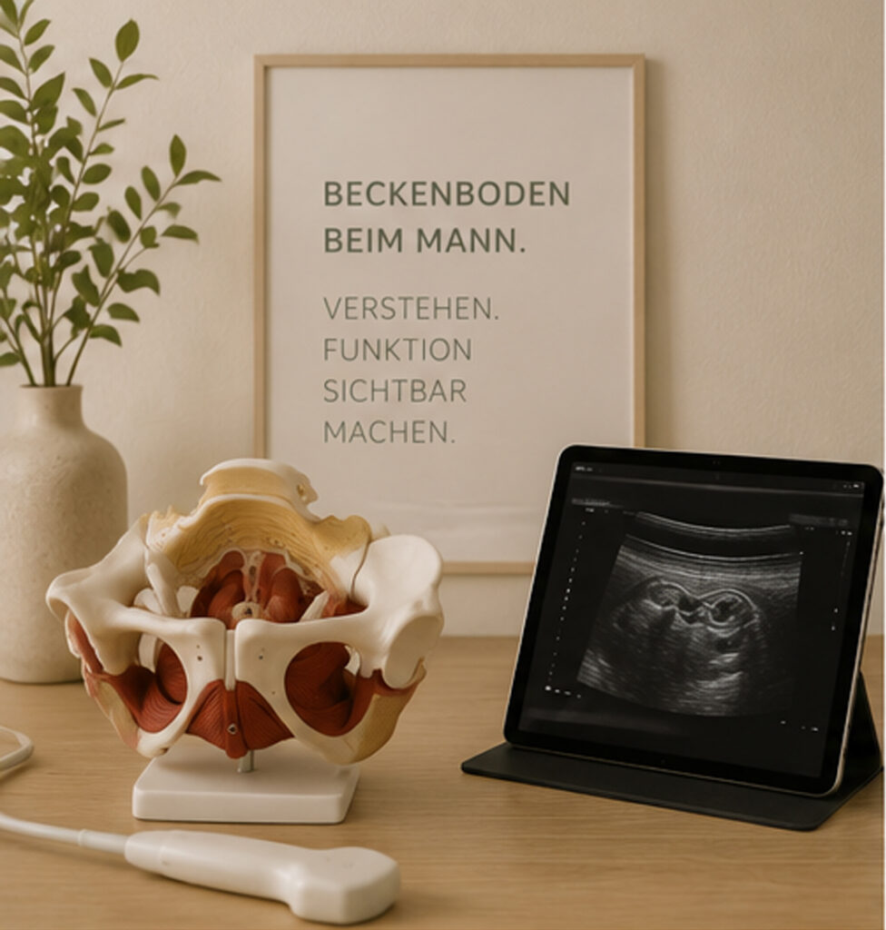 Wie macht man den Beckenboden des Mannes sichtbar?