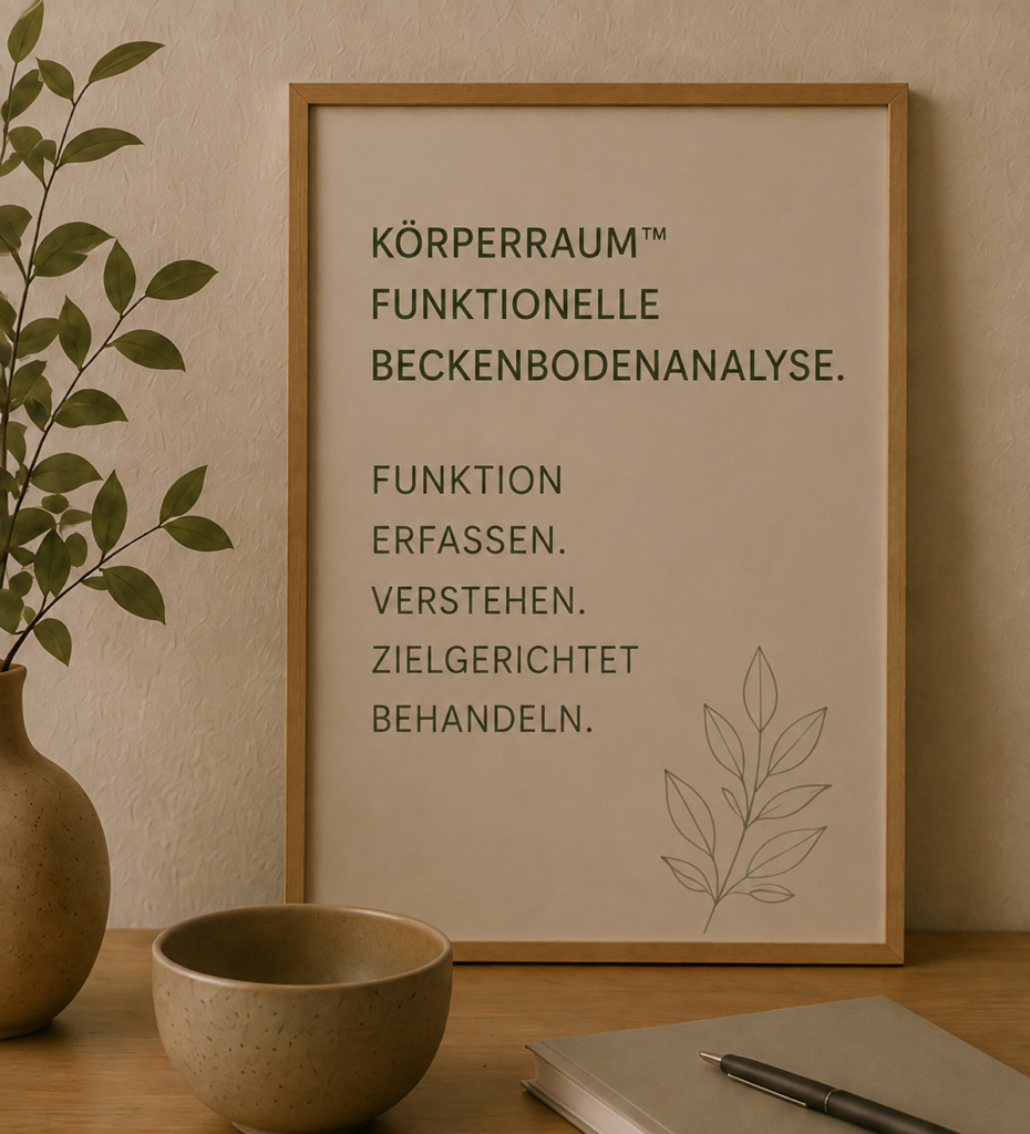 KörperRaum™ Funktionelle Beckenbodenanalyse mit Alonea Pelvic Tool® zur objektiven Beurteilung der Beckenbodenfunktion